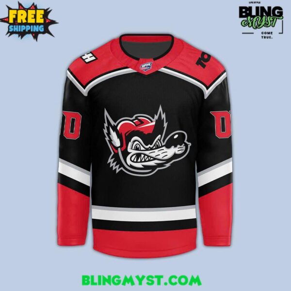 Huntsville Havoc New Uniforms 2025 Black Hockey Jersey