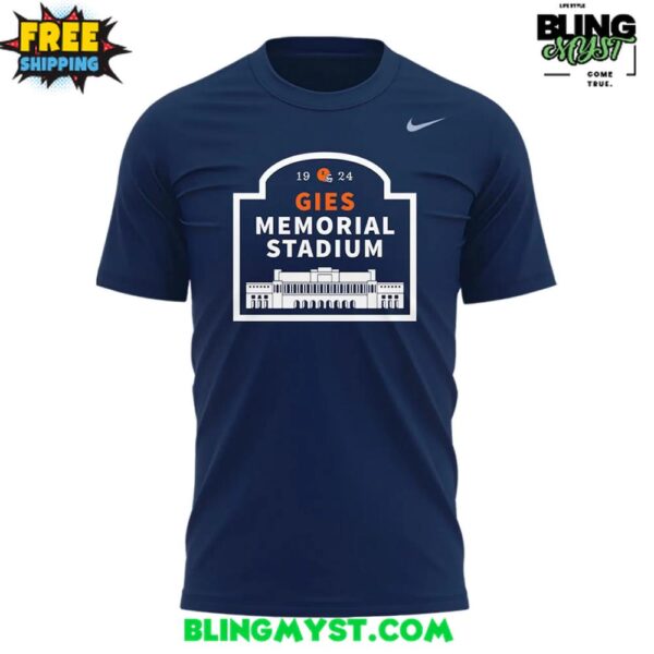 Illinois Fighting Illini 2025 GIES Memorial Stadium T-Shirt
