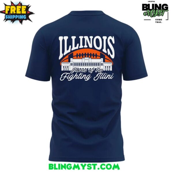 Illinois Fighting Illini 2025 GIES Memorial Stadium T-Shirt