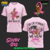 In October We Wear Pink Breast Cancer Awareness Scooby-Doo T-Shirt 1 In October We Wear Pink Breast Cancer Awareness Scooby Doo T Shirt 2