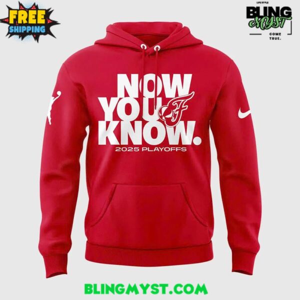 Indiana Fever Now You Know 2025 Playoffs Hoodie