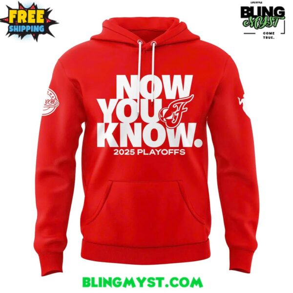 Indiana Fever Now You Know 2025 Playoffs Hoodie