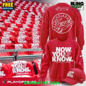 Indiana Fever Now You Know 2025 Playoffs Sweatshirt