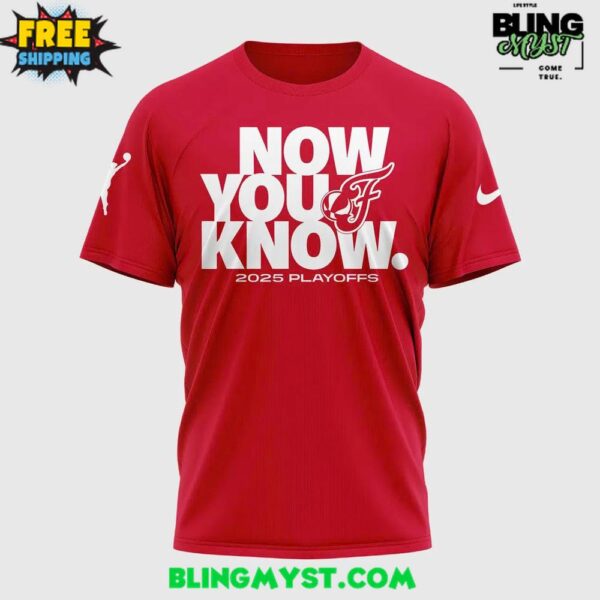 Indiana Fever Now You Know 2025 Playoffs T-Shirt