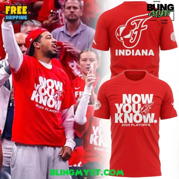 Indiana Fever Now You Know 2025 Playoffs T-Shirt