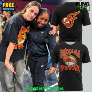 Indiana Fever Playa Society Black Coming In Hot T-Shirt