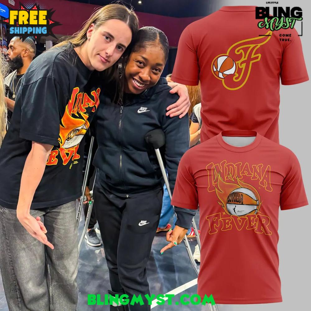 Indiana Fever Playa Society Black Coming In Hot T-Shirt Indiana Fever Playa Society Black Coming In Hot T-Shirt