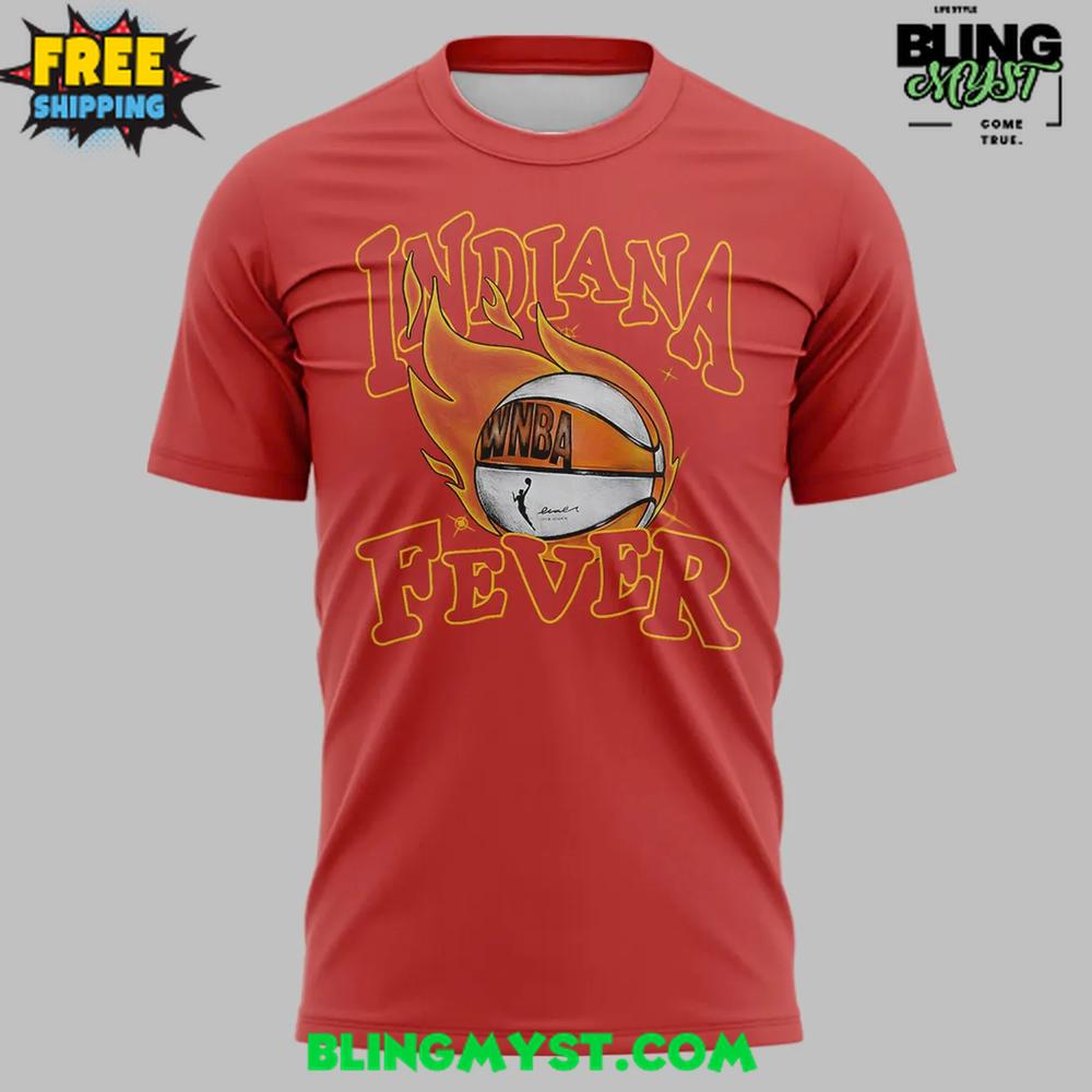 Indiana Fever Playa Society Black Coming In Hot T-Shirt Indiana Fever Playa Society Black Coming In Hot T-Shirt