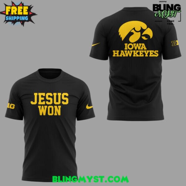 Iowa Hawkeyes Jesus Won Special Edition Shirt Collection