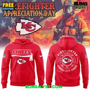 Kansas City Chiefs Firefighter Appreciation 2025 Hoodie