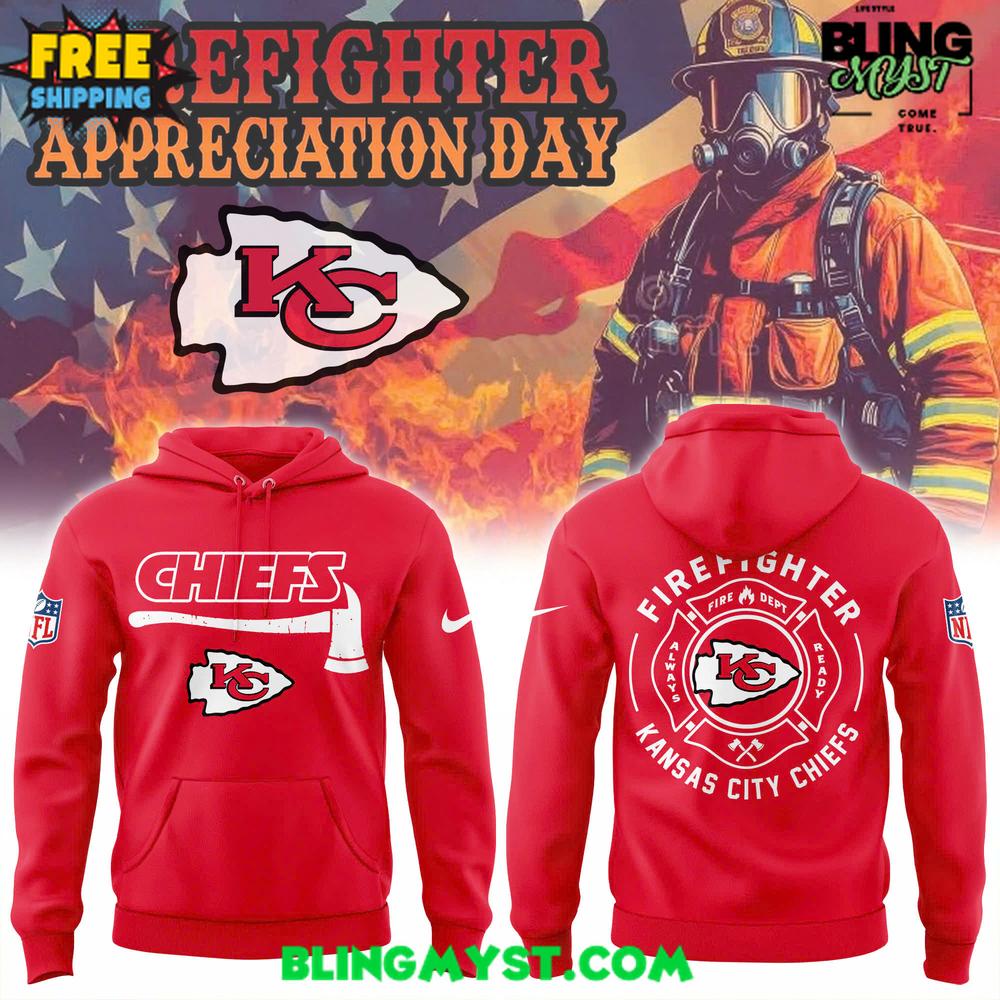 Kansas City Chiefs Firefighter Appreciation 2025 Hoodie Kansas City Chiefs Firefighter Appreciation 2025 Hoodie