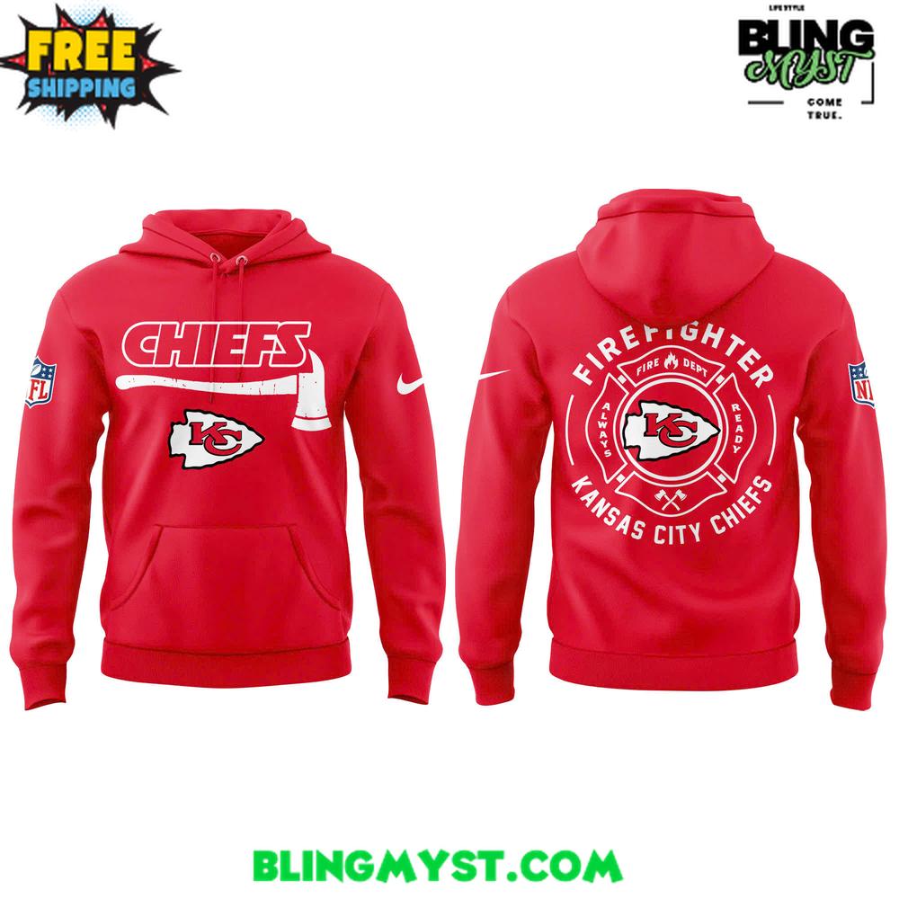 Kansas City Chiefs Firefighter Appreciation 2025 Hoodie Kansas City Chiefs Firefighter Appreciation 2025 Hoodie