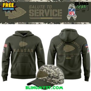 Kansas City Chiefs Salute To Service 2025-2026 Hoodie