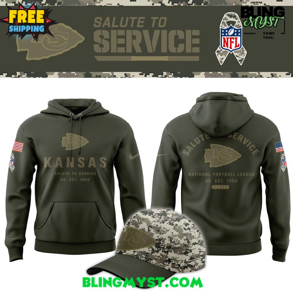 Kansas City Chiefs Salute To Service 2025-2026 Hoodie Kansas City Chiefs Salute To Service 2025-2026 Hoodie