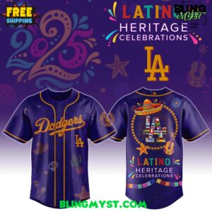 Los Angeles Dodgers Latino Heritage Celebration Special Baseball Jersey