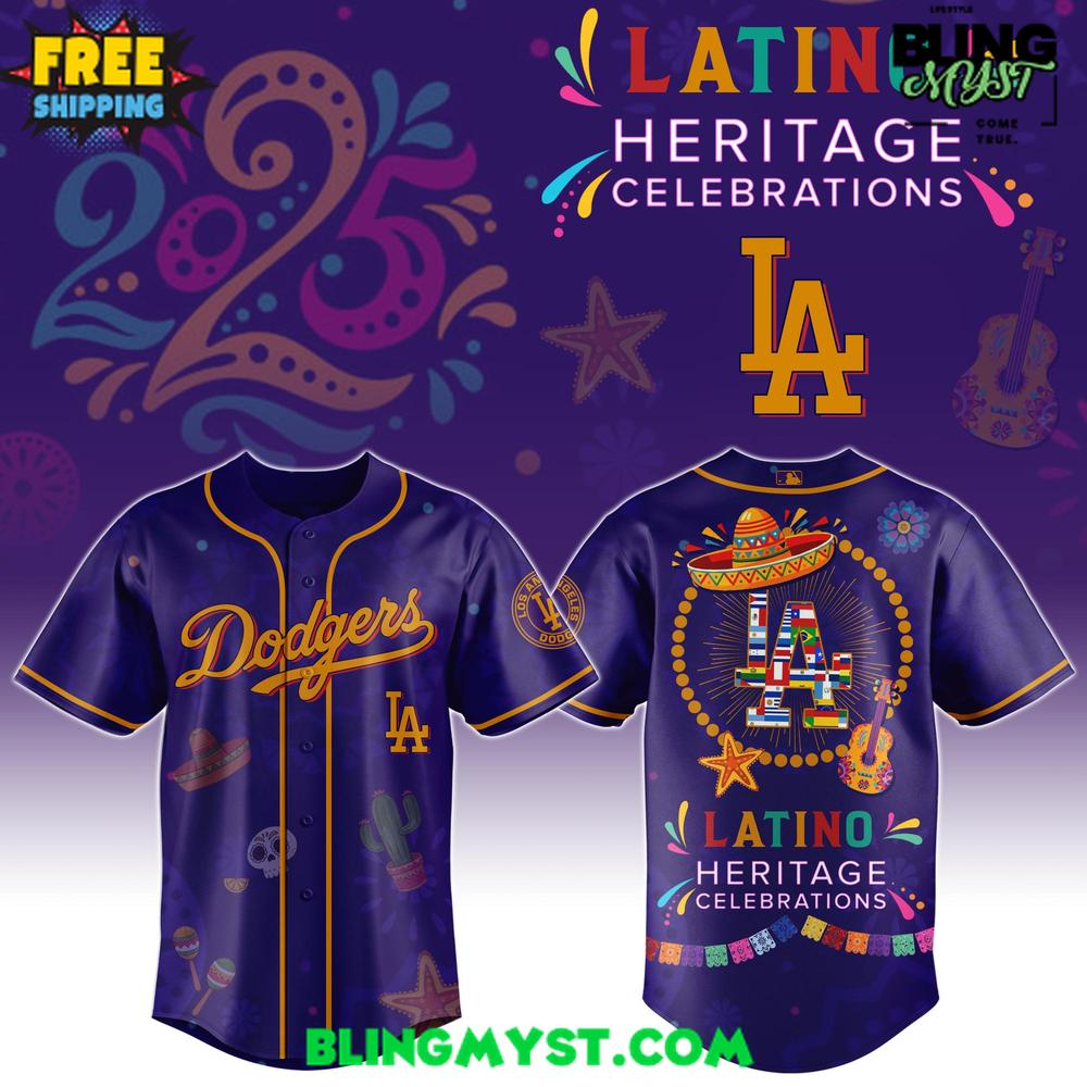 Los Angeles Dodgers Latino Heritage Celebration Special Baseball Jersey Los Angeles Dodgers Latino Heritage Celebration Special Baseball Jersey