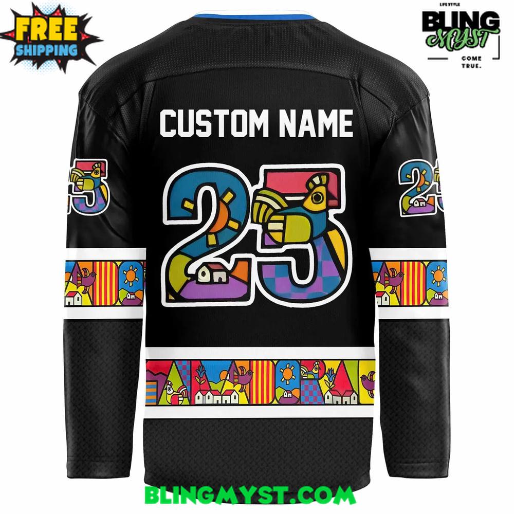 Los Angeles Kings Salvadoran Heritage 2025 Hockey Jersey Los Angeles Kings Salvadoran Heritage 2025 Hockey Jersey