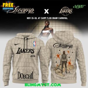 Los Angeles Lakers x Doechii – Live from the Swamp Tour 2025 Hoodie