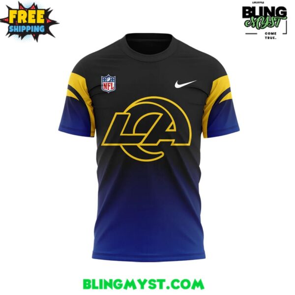 Los Angeles Rams 2025 NFL Rivalries Midnight Mode T-Shirt