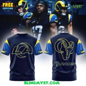 Los Angeles Rams Midnight Mode Rivalries 2025 Shirt Collection