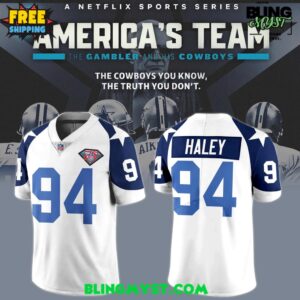Men’s Mitchell & Ness Charles Haley White Dallas Cowboys 1994 Authentic Throwback Football Jersey