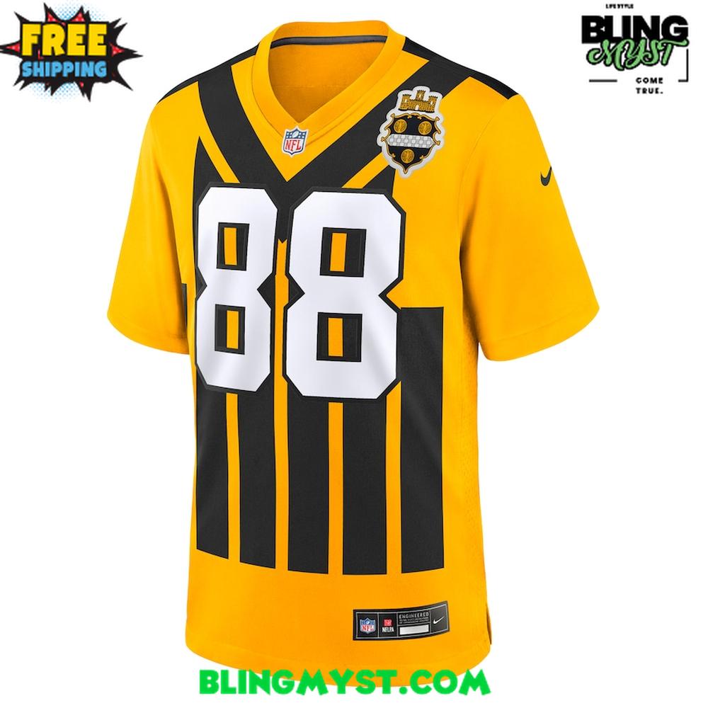 Men’s Pittsburgh Steelers Gold Alternate 1933 Throwback Football Jersey Men’s Pittsburgh Steelers Gold Alternate 1933 Throwback Football Jersey