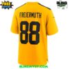Men's Pittsburgh Steelers Gold Alternate 1933 Throwback Football Jersey 2 Mens Pittsburgh Steelers Gold Alternate 1933 Throwback Football Jersey 3