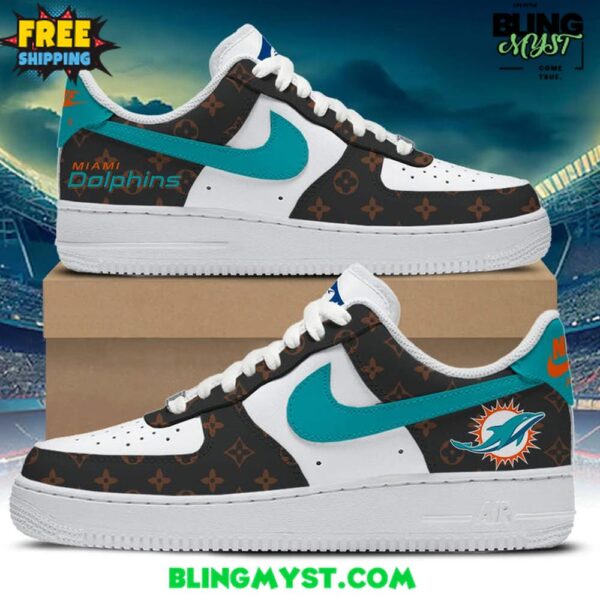 Miami Dolphins x LV Limited Edition Air Force 1