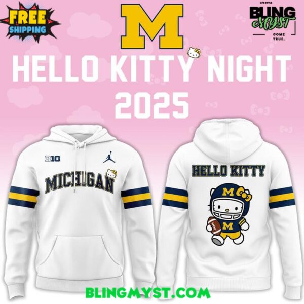 Michigan Wolverines Hello Kitty Night 2025 Shirt Collection