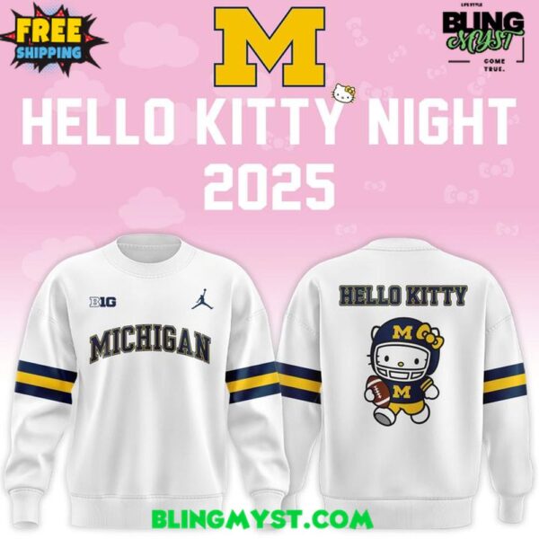 Michigan Wolverines Hello Kitty Night 2025 Shirt Collection