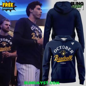Milwaukee Brewers October Baseball 2025 Postseason Hoodie