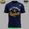 Milwaukee Brewers October Baseball 2025 Postseason T Shirt 2