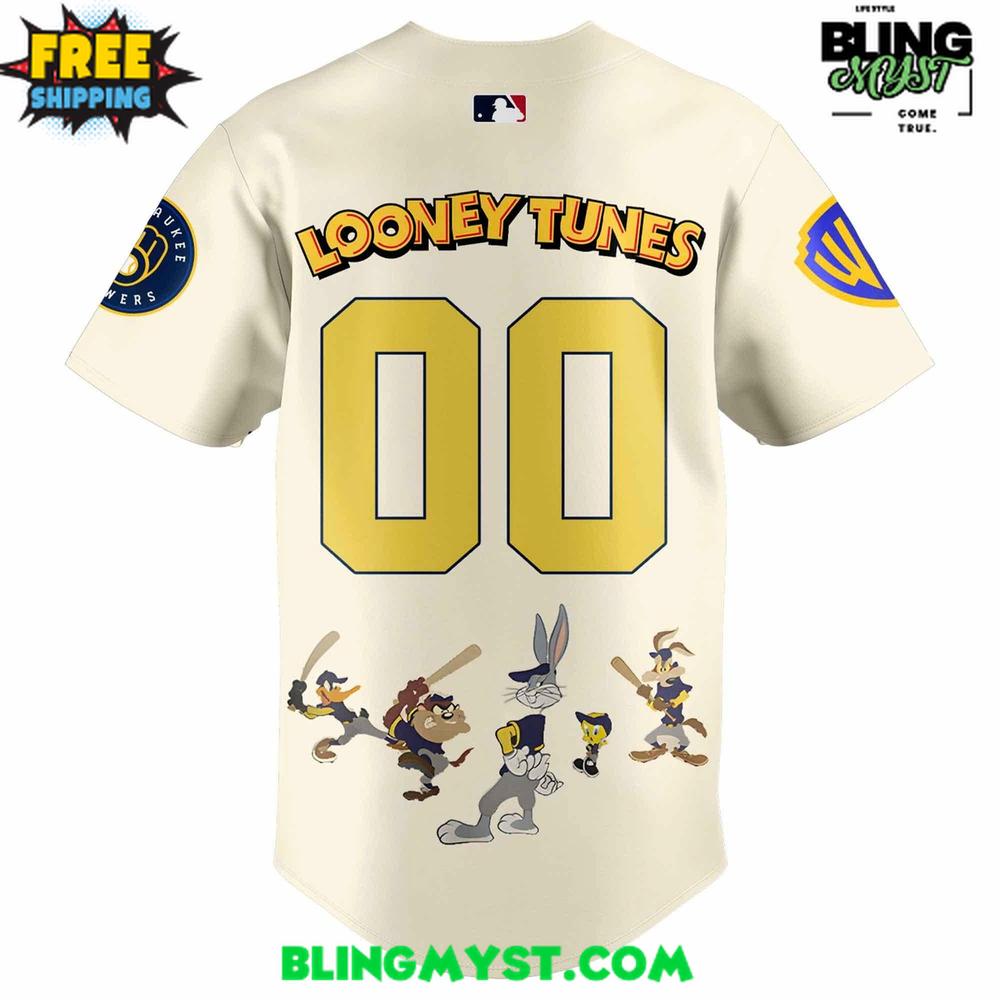 Milwaukee Brewers x Looney Tunes 2025 Baseball Jersey Milwaukee Brewers x Looney Tunes 2025 Baseball Jersey