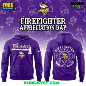 Minnesota Vikings Firefighter Appreciation 2025 Hoodie