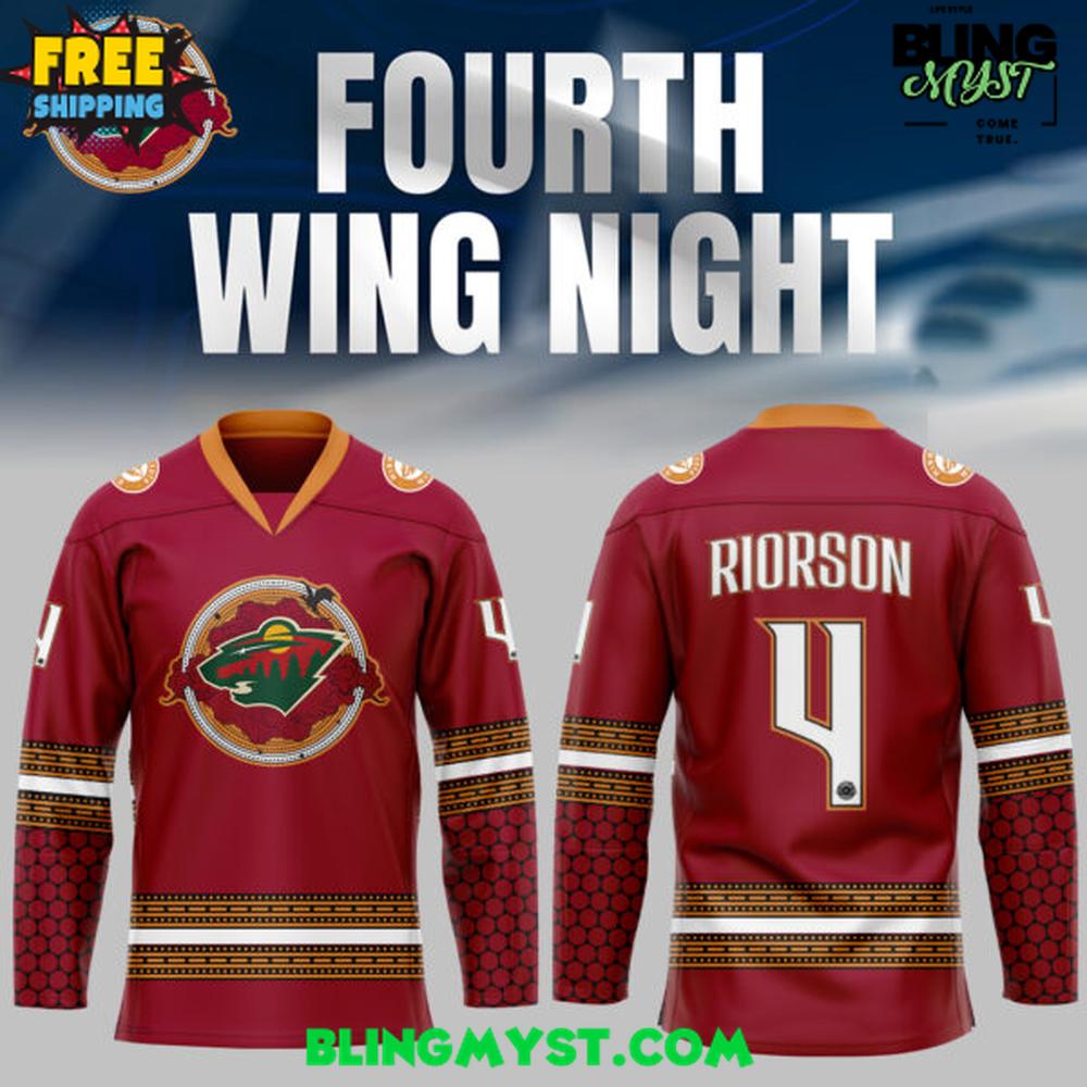 Minnesota Wild Fourth Wing Night 2025 Hockey Jersey Minnesota Wild Fourth Wing Night 2025 Hockey Jersey