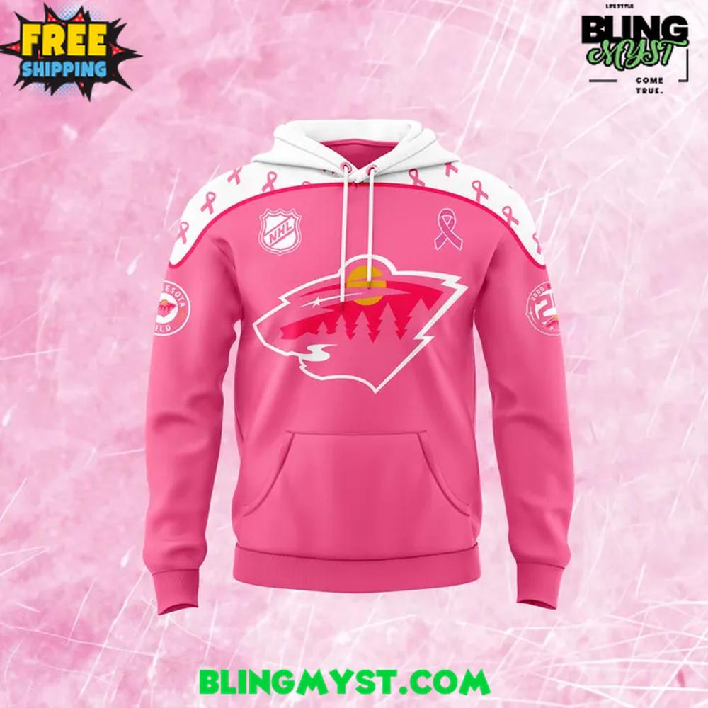 Minnesota Wild Pink in the Rink Special Hoodie Minnesota Wild Pink in the Rink Special Hoodie
