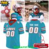 New Mexico Lobos Turquoise Uniform 2025 Football Jersey