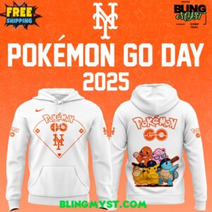 New York Mets Pokémon GO Night 2025 Hoodie