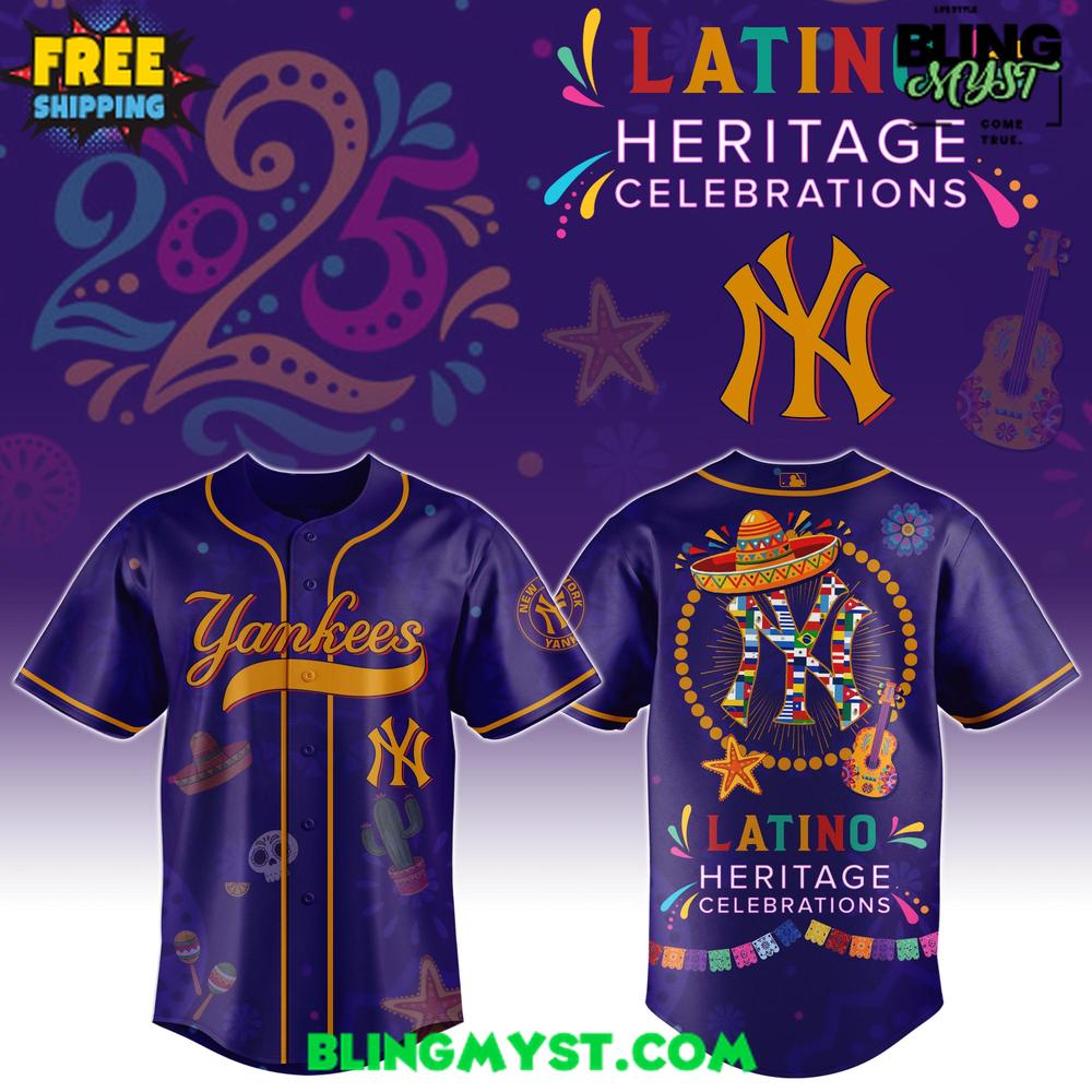 New York Yankees Latino Heritage Celebration Special Baseball Jersey New York Yankees Latino Heritage Celebration Special Baseball Jersey