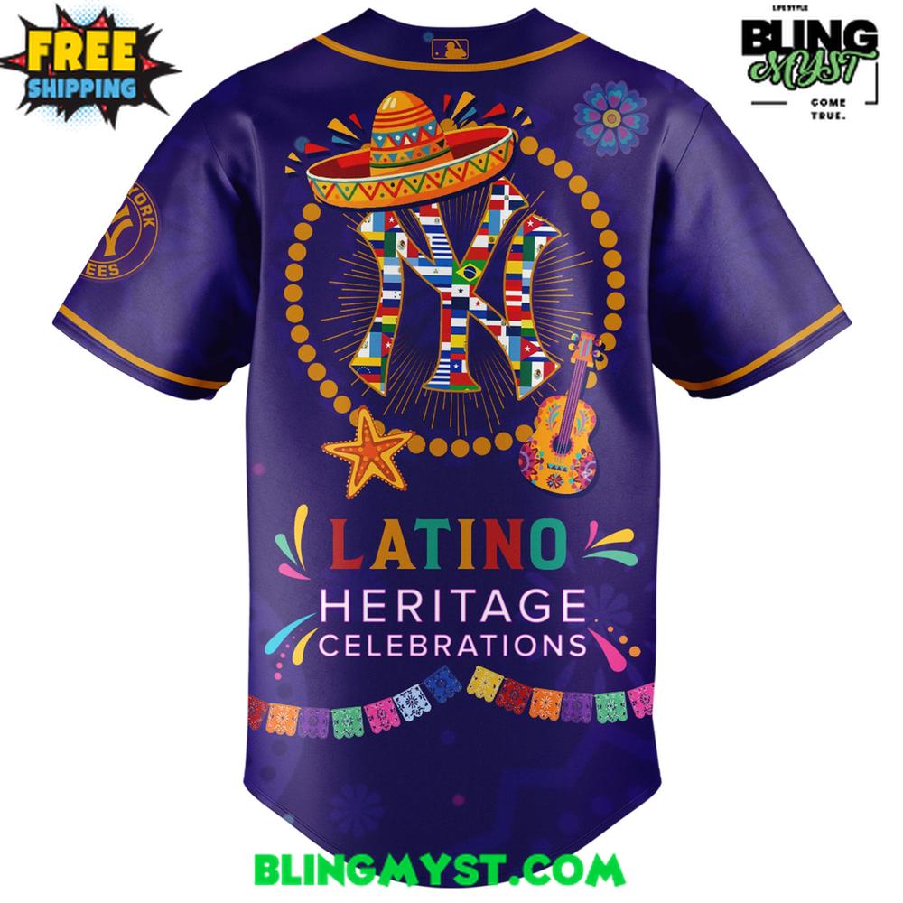 New York Yankees Latino Heritage Celebration Special Baseball Jersey New York Yankees Latino Heritage Celebration Special Baseball Jersey