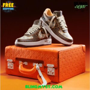 Nike x Louis Vuitton Air Force 1 Brown Monogram