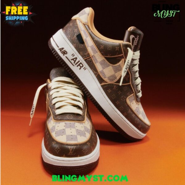 Nike x Louis Vuitton Air Force 1 Brown Monogram