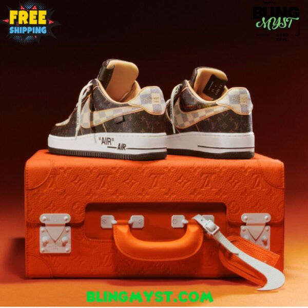 Nike x Louis Vuitton Air Force 1 Brown Monogram
