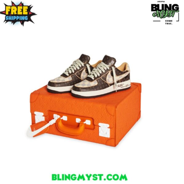 Nike x Louis Vuitton Air Force 1 Brown Monogram