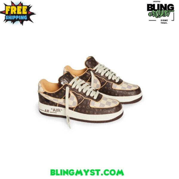 Nike x Louis Vuitton Air Force 1 Brown Monogram
