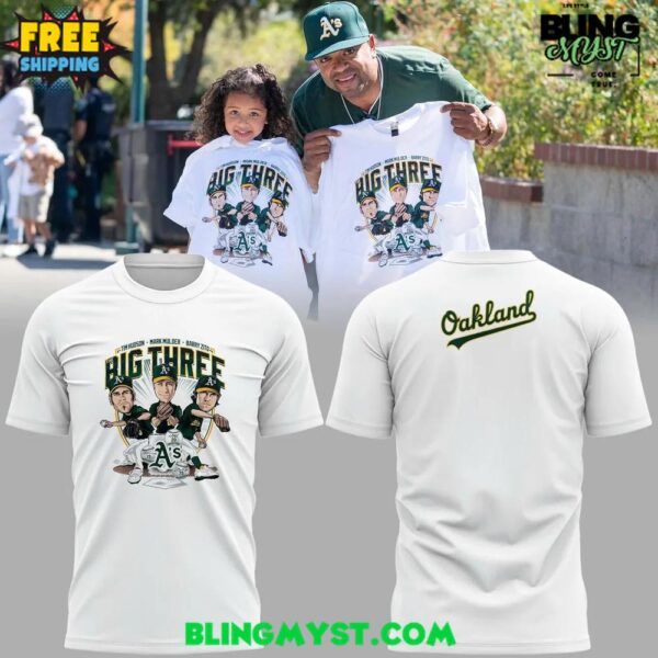 Oakland Athletics Big Three Special T-Shirt