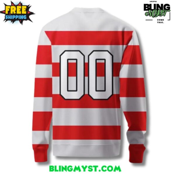 Ohio State Football Brutus Striped Special Sweatshirt