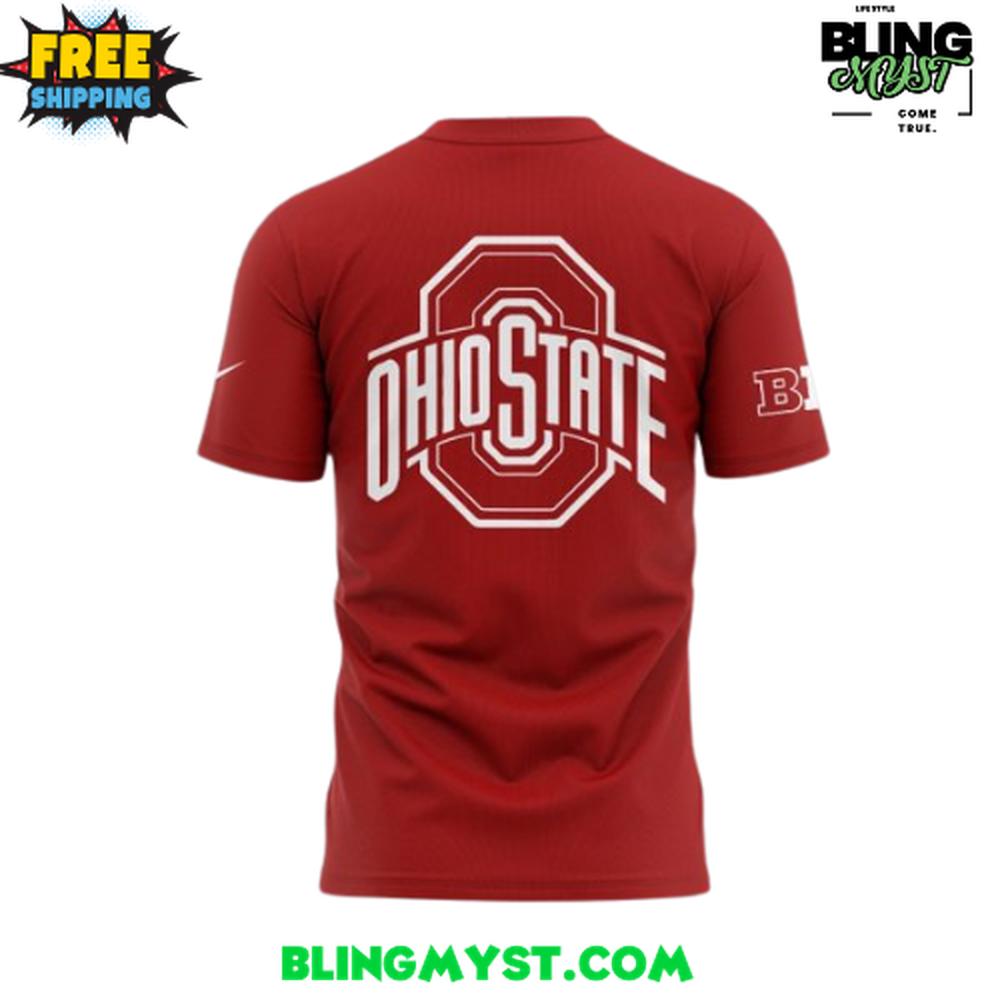 Ohio State Football Jesus Won Red T-Shirt Ohio State Football Jesus Won Red T-Shirt