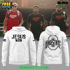 Ohio State Football Jesus Won White Hoodie 1