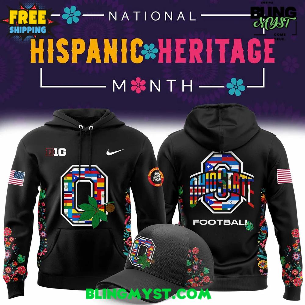 Ohio State Football National Hispanic Heritage 2025 Hoodie Ohio State Football National Hispanic Heritage 2025 Hoodie